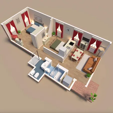 Vista Canale, 4 Ospiti, 2 E 2 Bagni * Βενετία